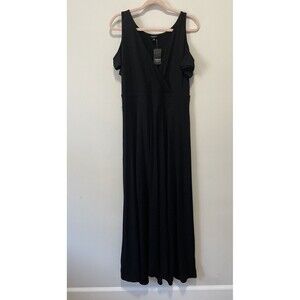 Torrid Black Jersey Cold Shoulder Maxi Dress Plus Size 0 Size 12 Large Capsule